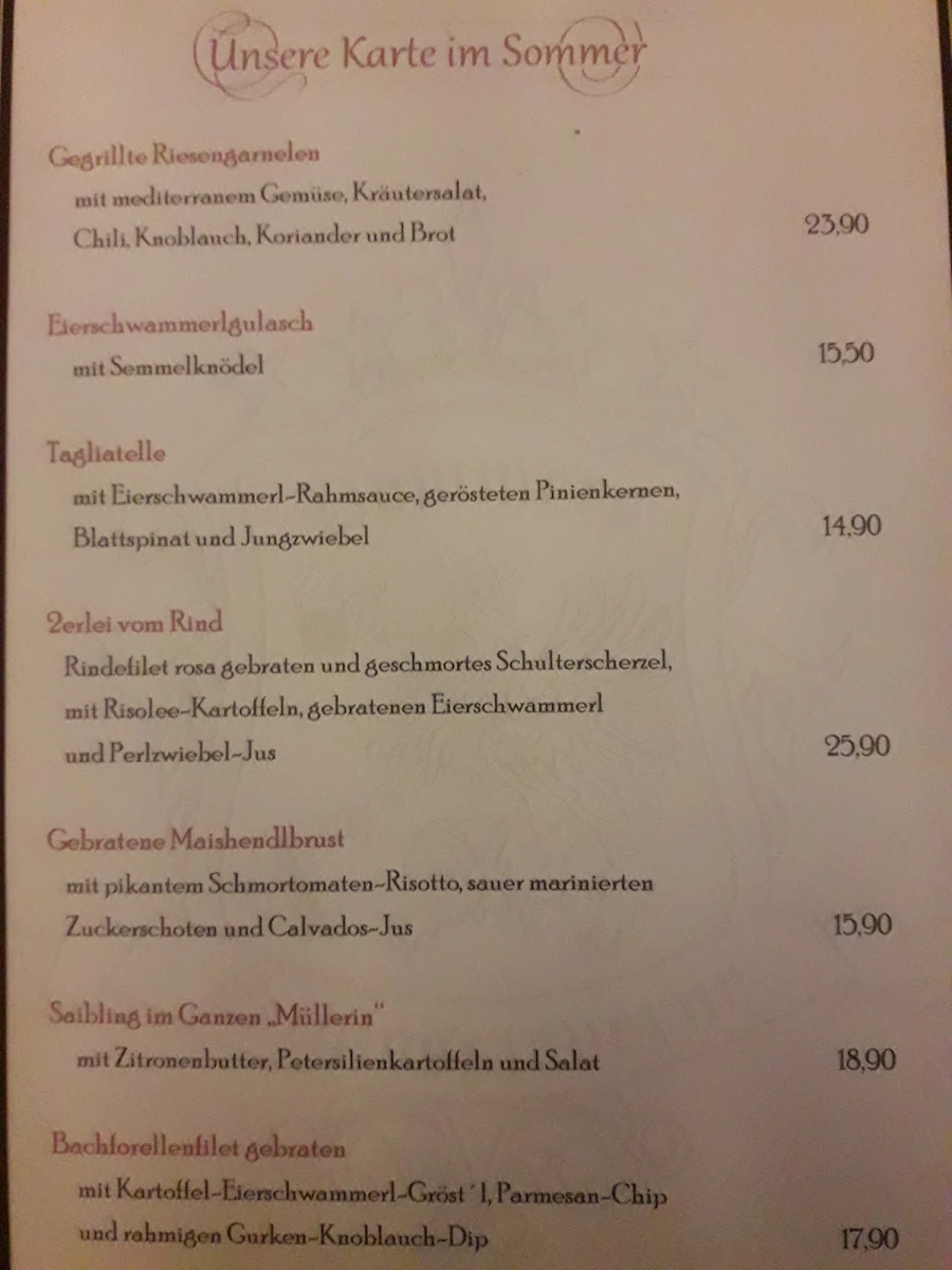 Speisekarte photo 8