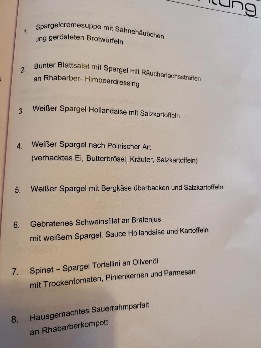 Speisekarte photo 2