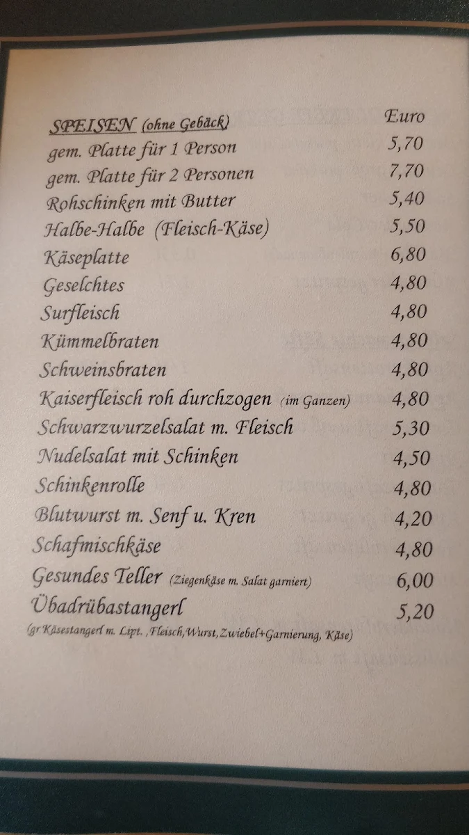 Speisekarte photo 3