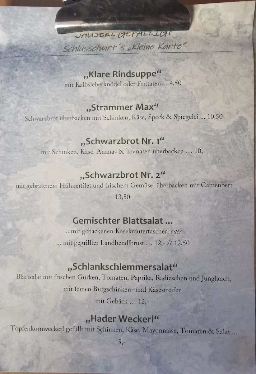 Speisekarte photo 2