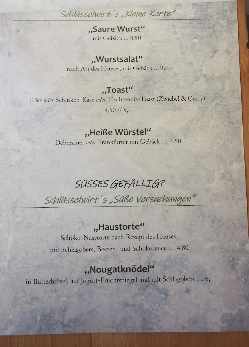 Speisekarte photo 3