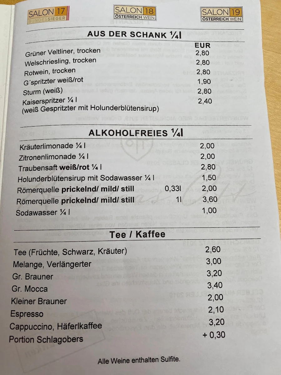 Speisekarte photo 1