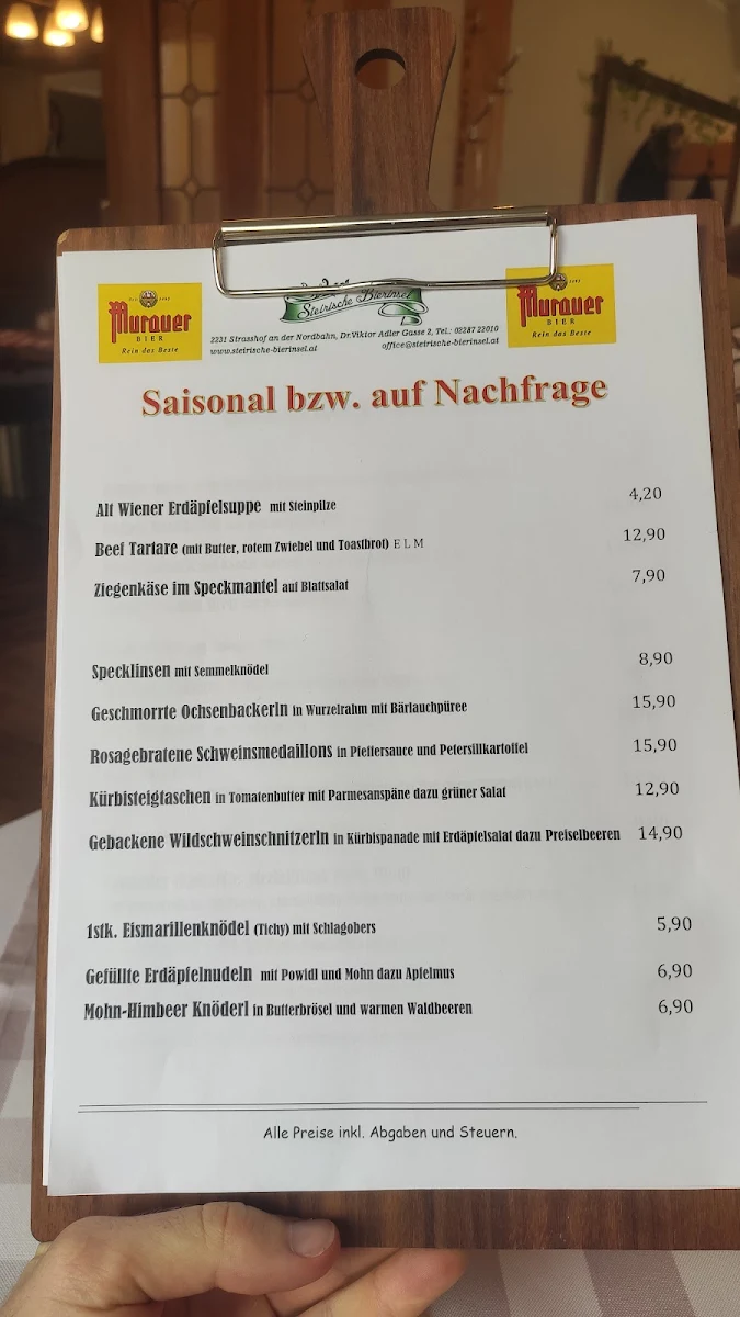 Speisekarte photo 3
