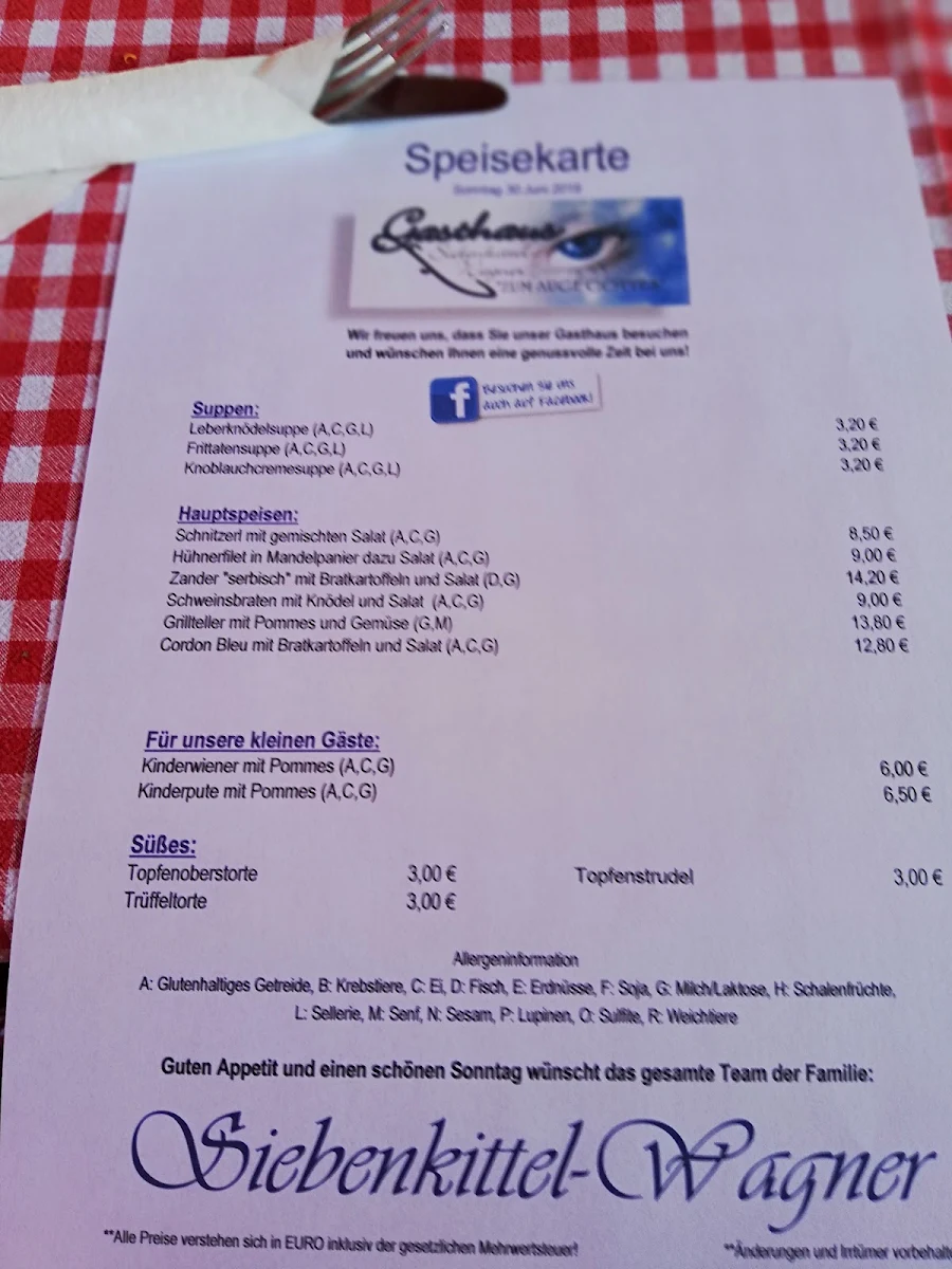 Speisekarte photo 1