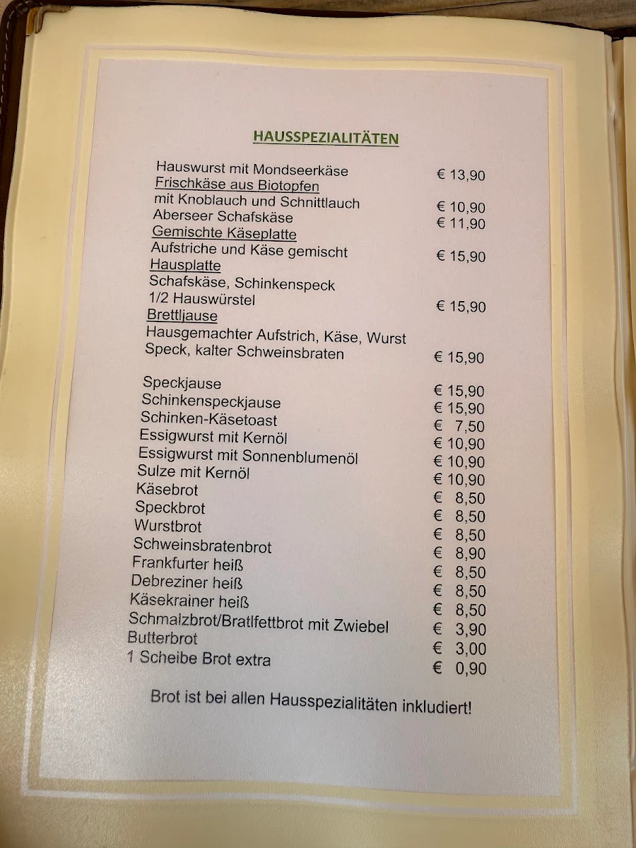 Speisekarte photo 1