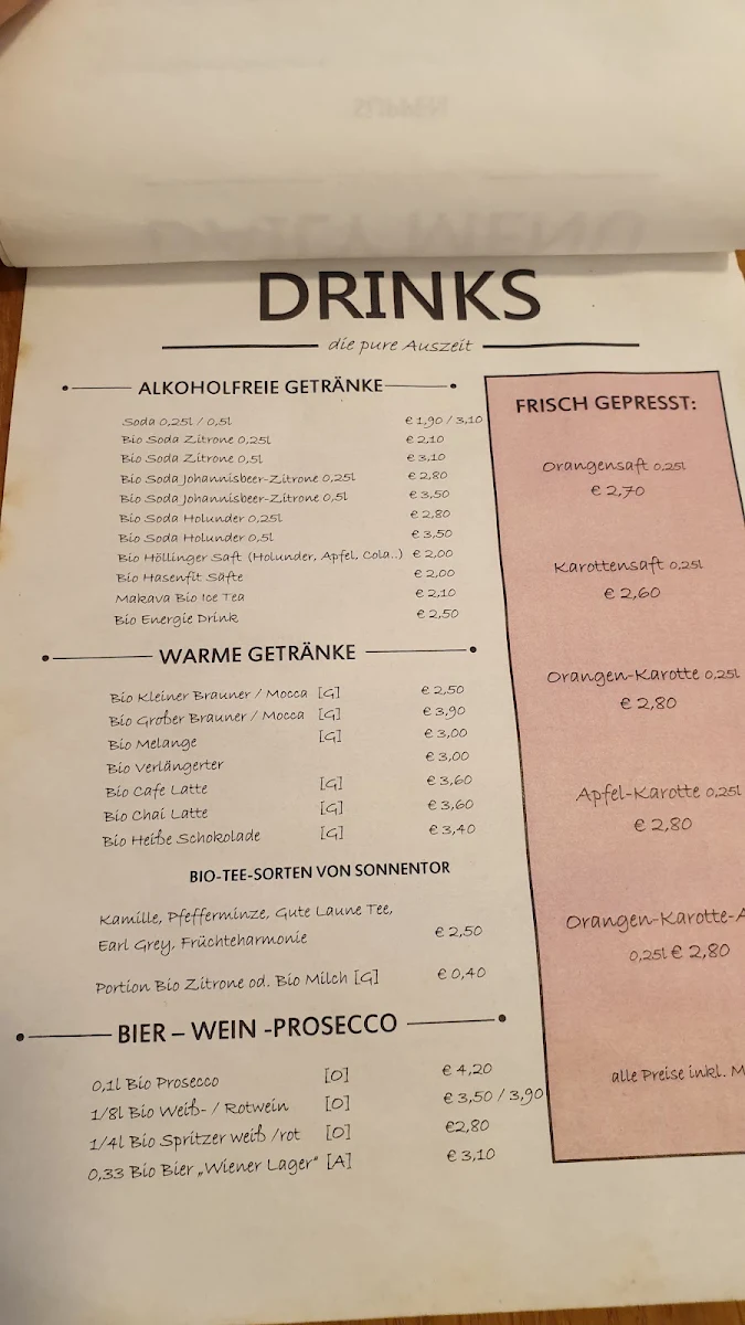 Speisekarte photo 5