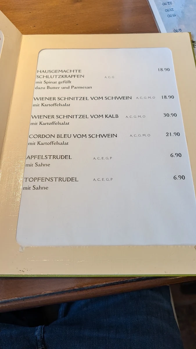 Speisekarte photo 1