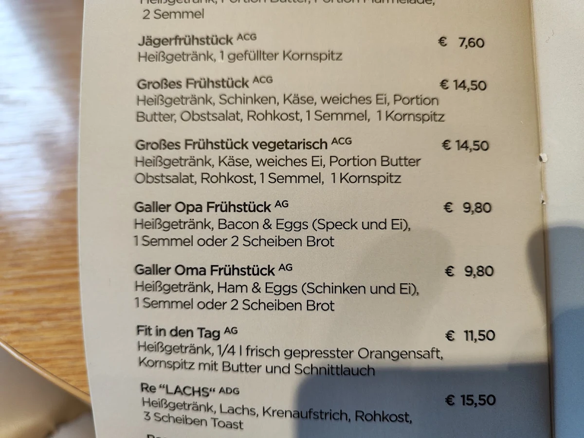 Speisekarte photo 1