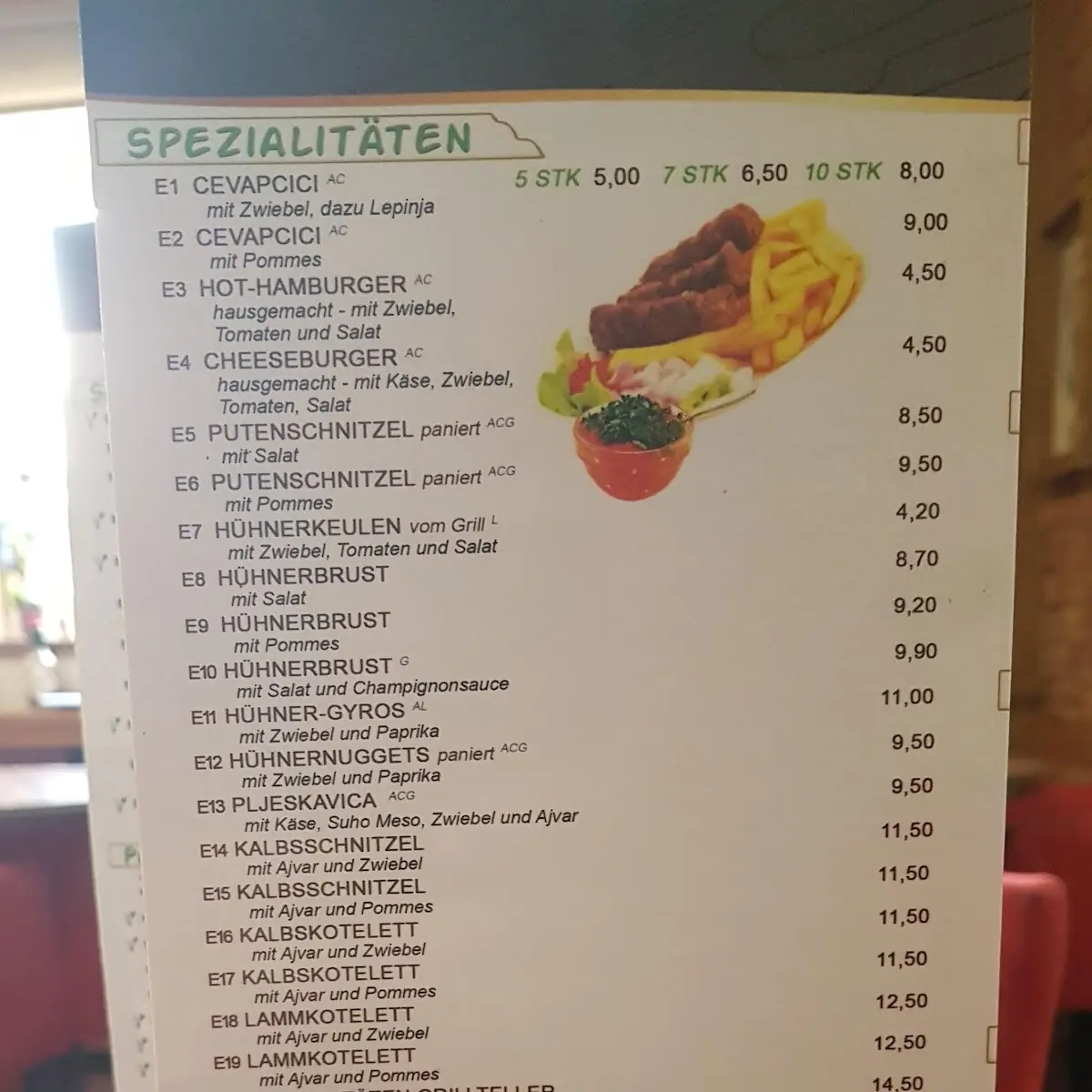 Speisekarte photo 3