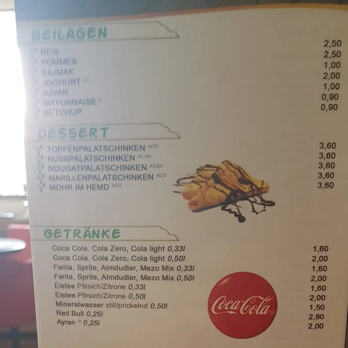 Speisekarte photo 4