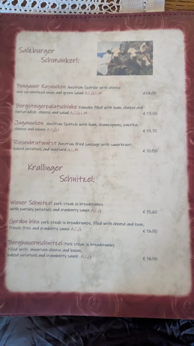 Speisekarte photo 1