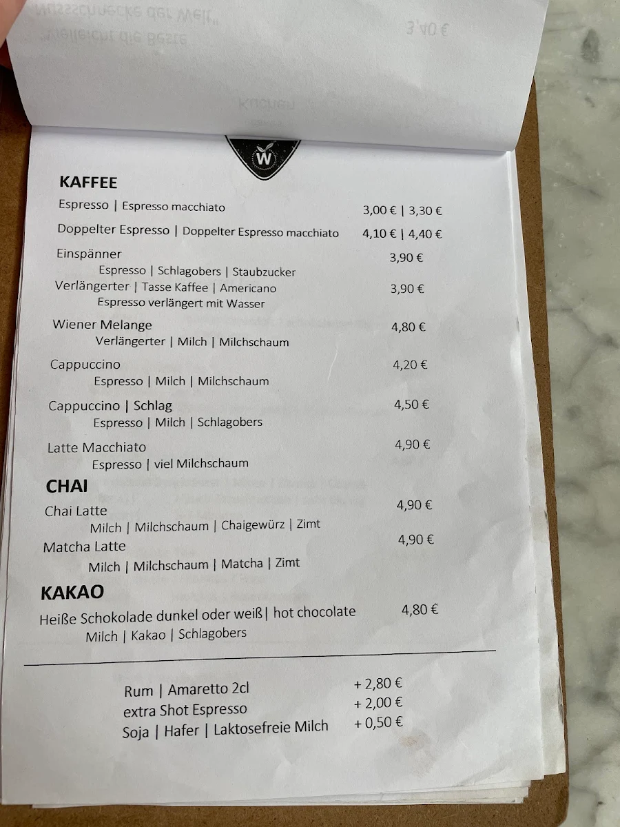 Speisekarte photo 3