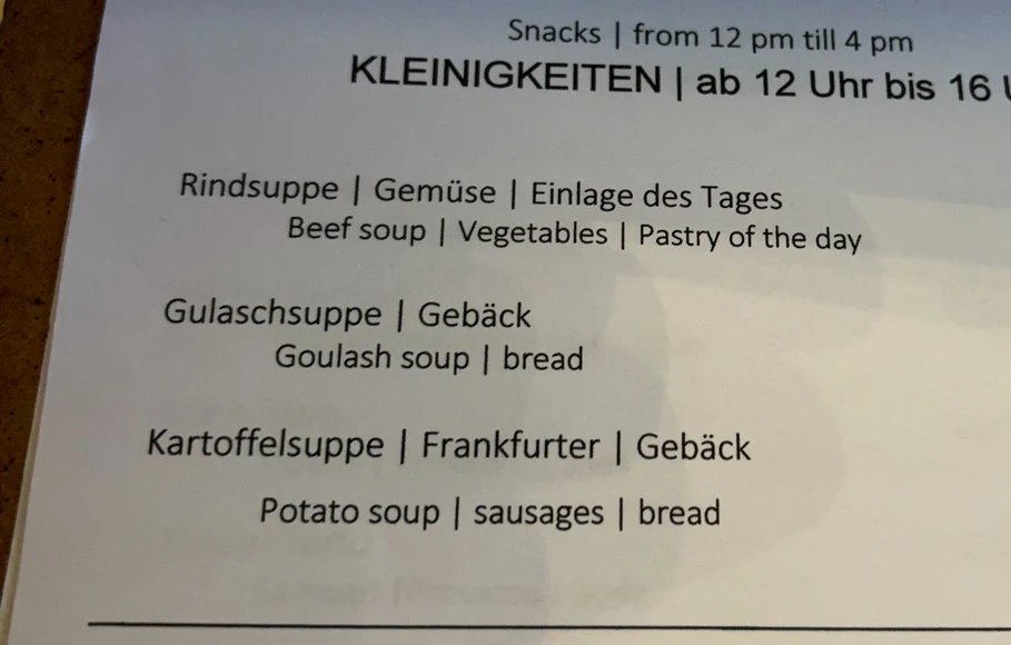 Speisekarte photo 8