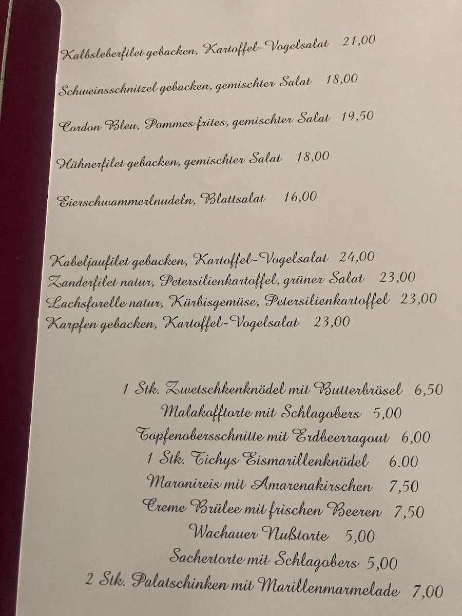 Speisekarte photo 1