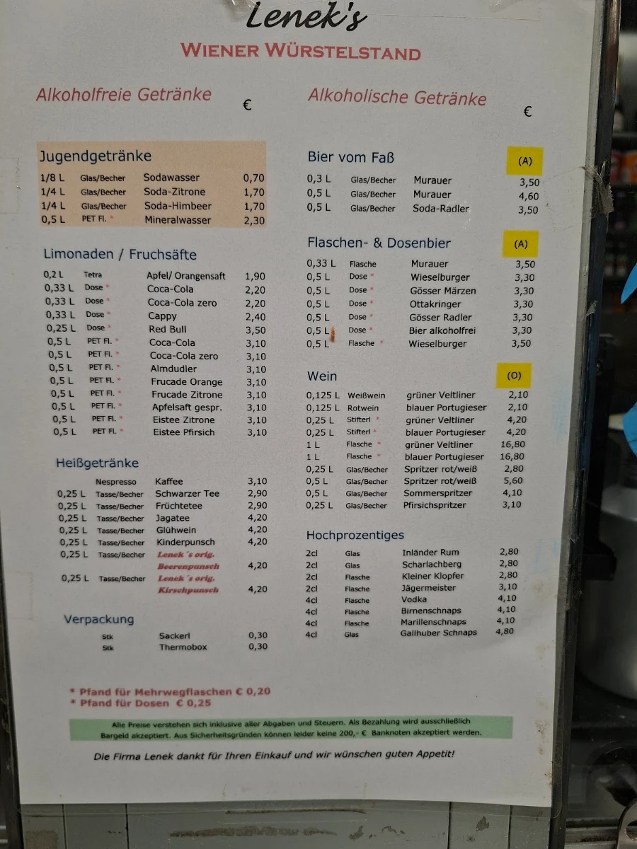 Speisekarte photo 2