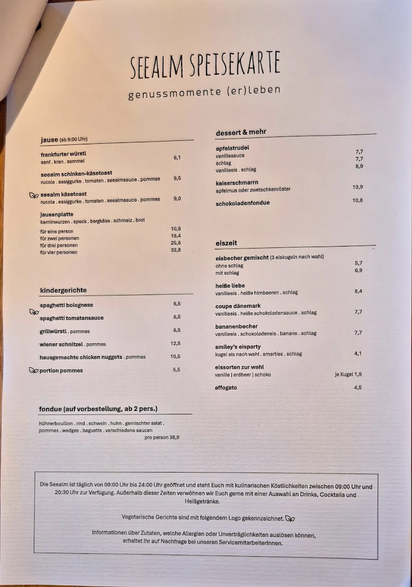 Speisekarte photo 1