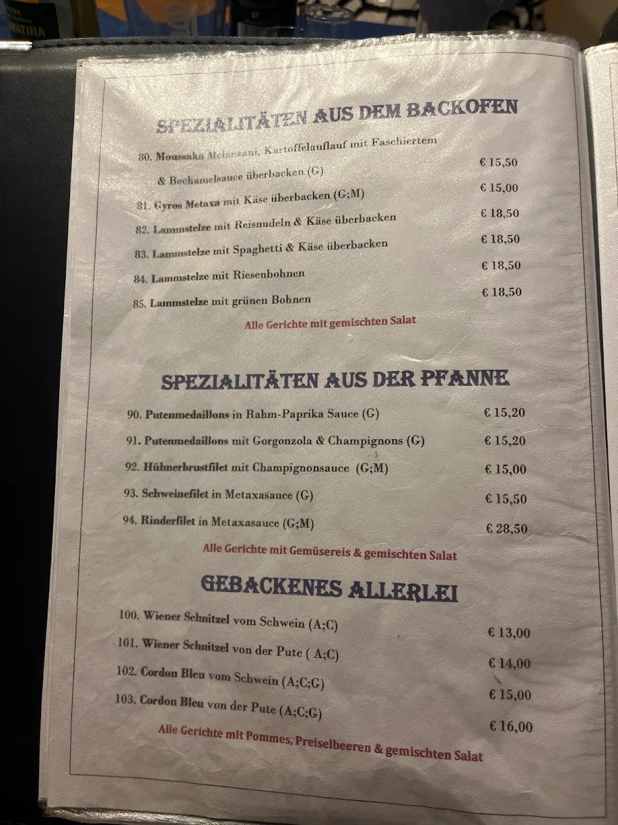 Speisekarte photo 4