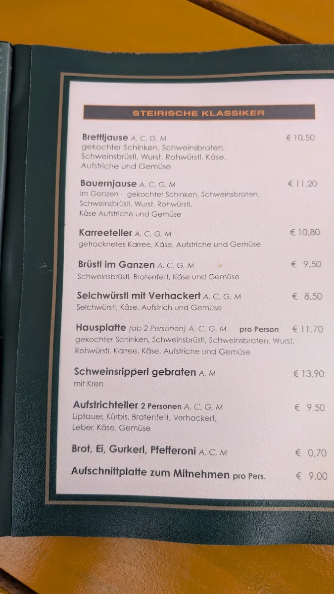 Speisekarte photo 1