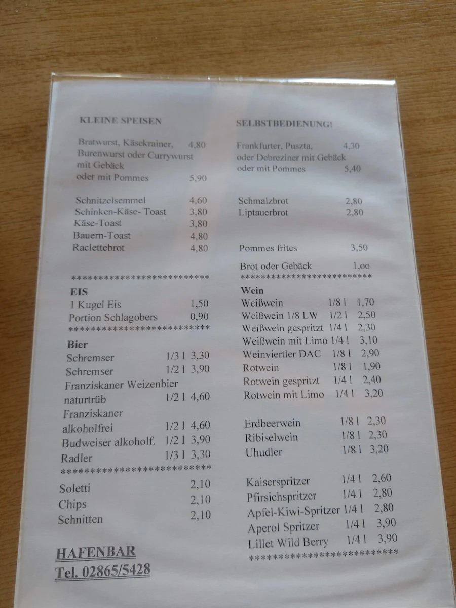 Speisekarte photo 1