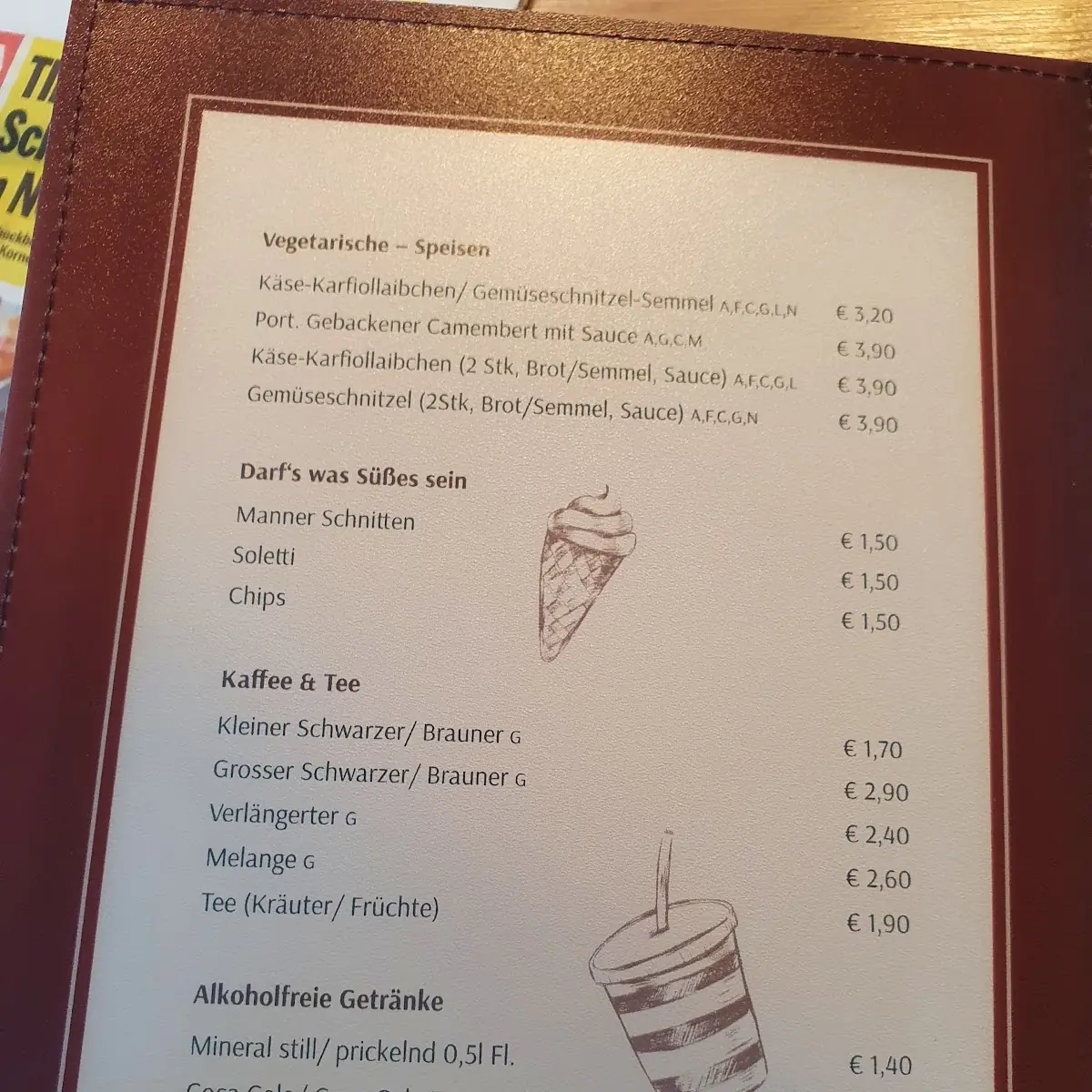 Speisekarte photo 1