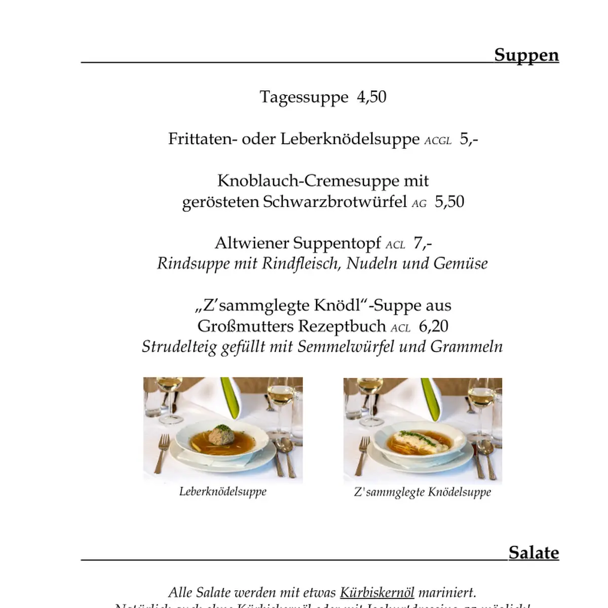 Speisekarte photo 6