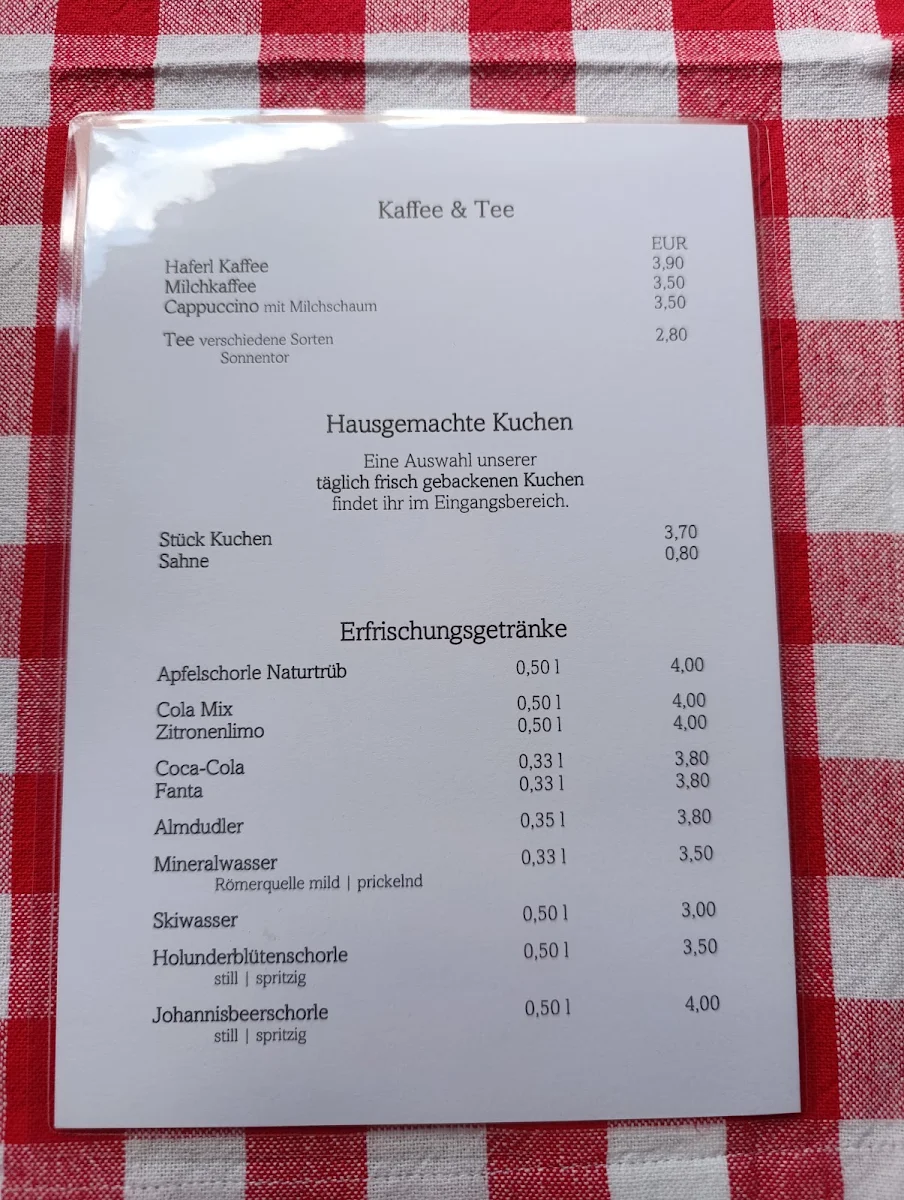 Speisekarte photo 2