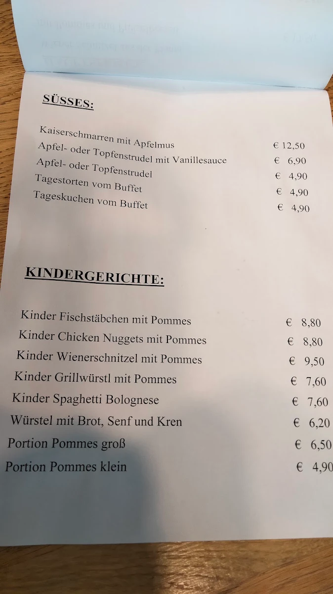 Speisekarte photo 2