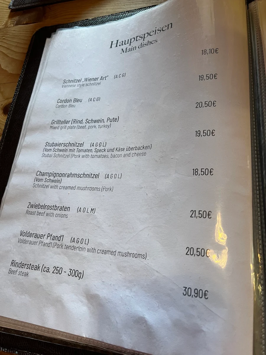 Speisekarte photo 4
