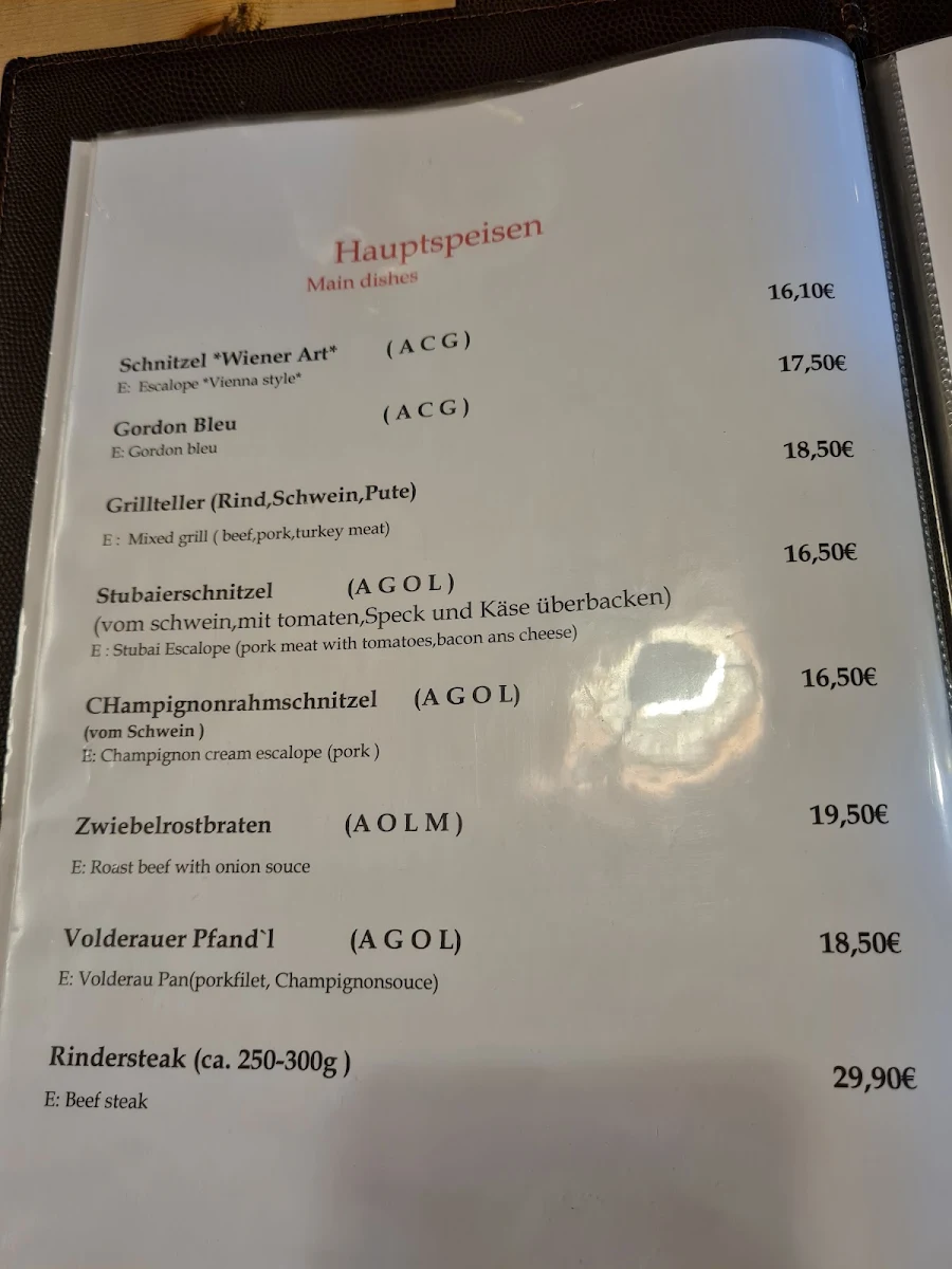 Speisekarte photo 6