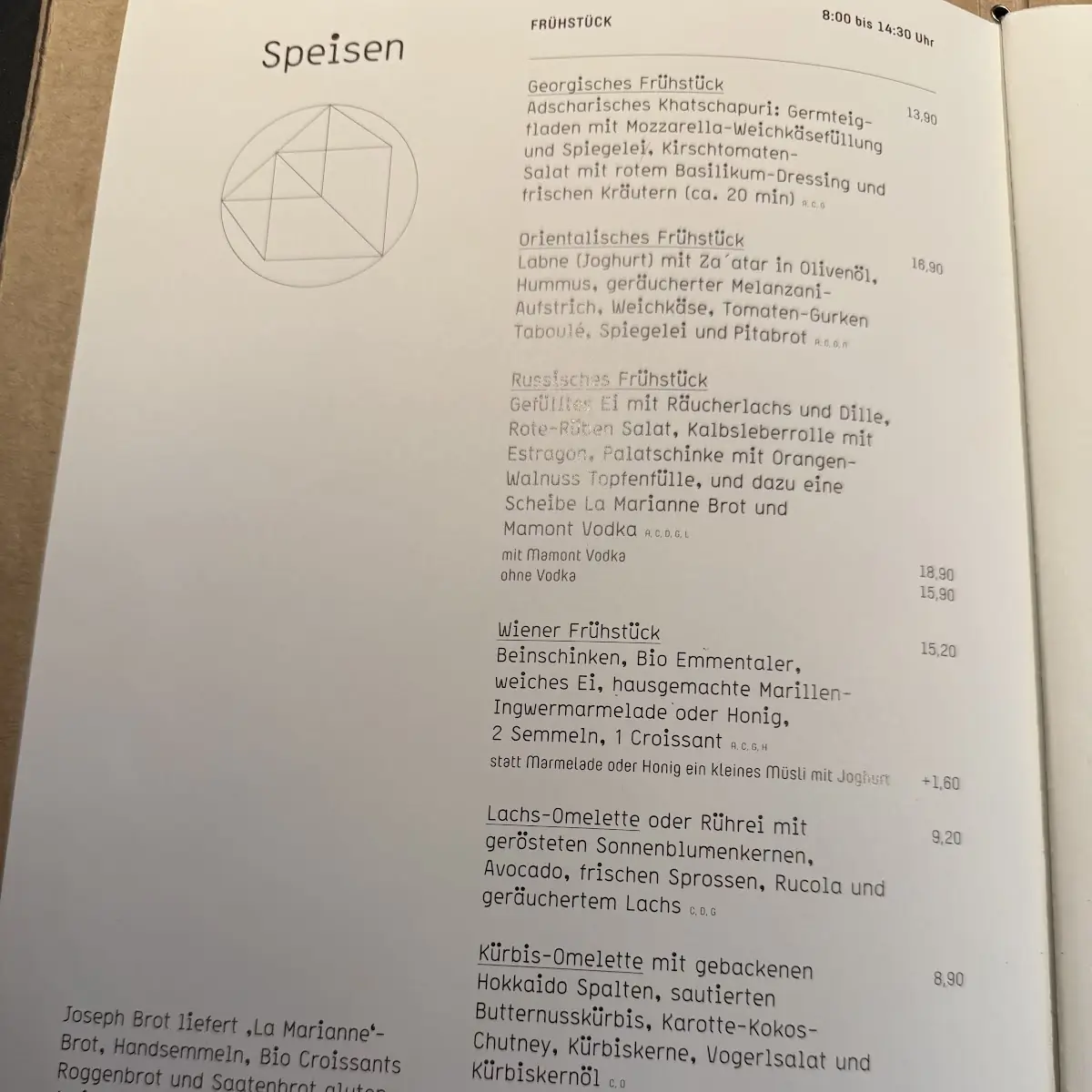 Speisekarte photo 4
