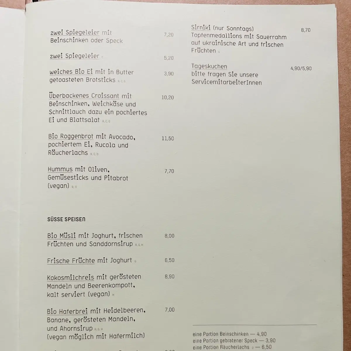 Speisekarte photo 7