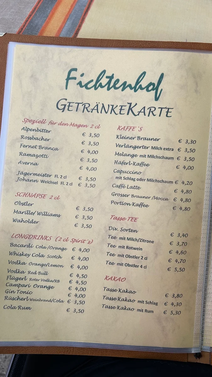 Speisekarte photo 3