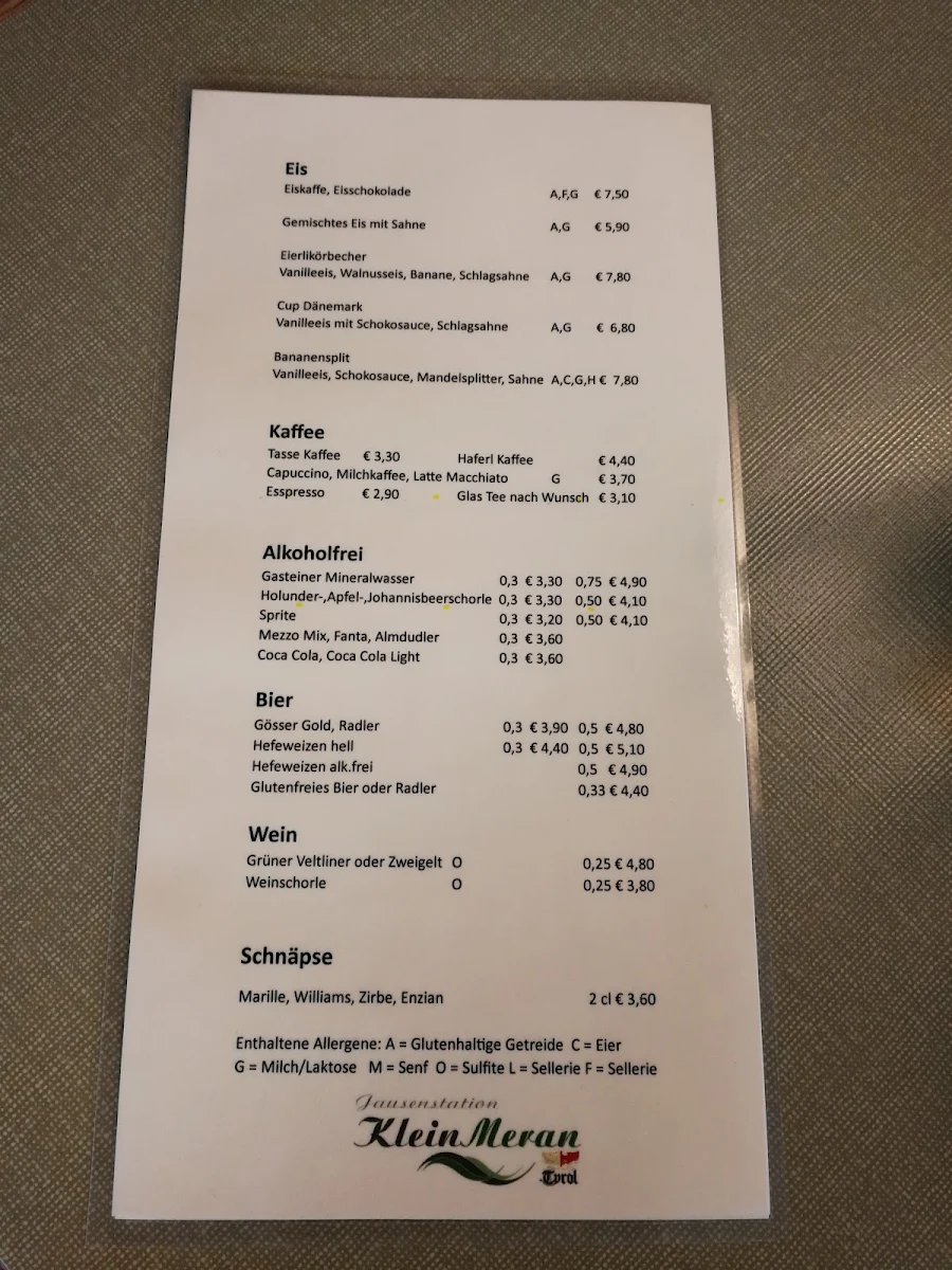 Speisekarte photo 3