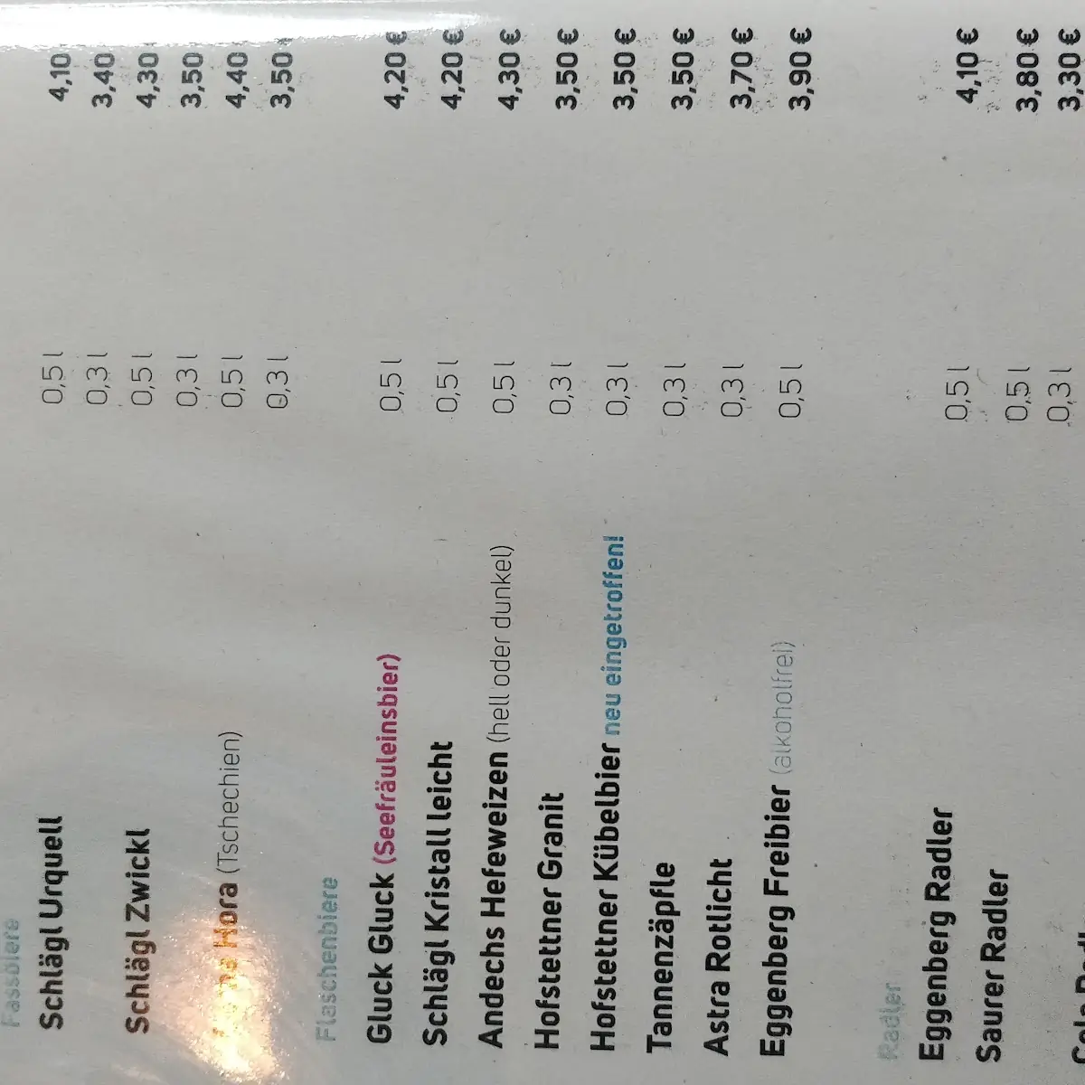 Speisekarte photo 6