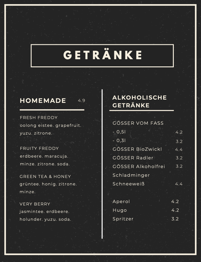 Speisekarte photo 3