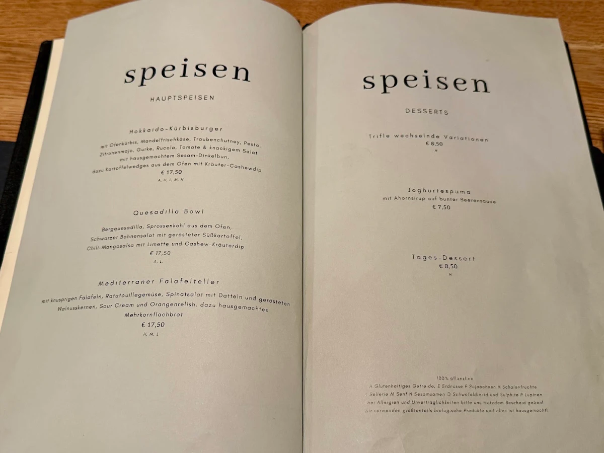 Speisekarte photo 1