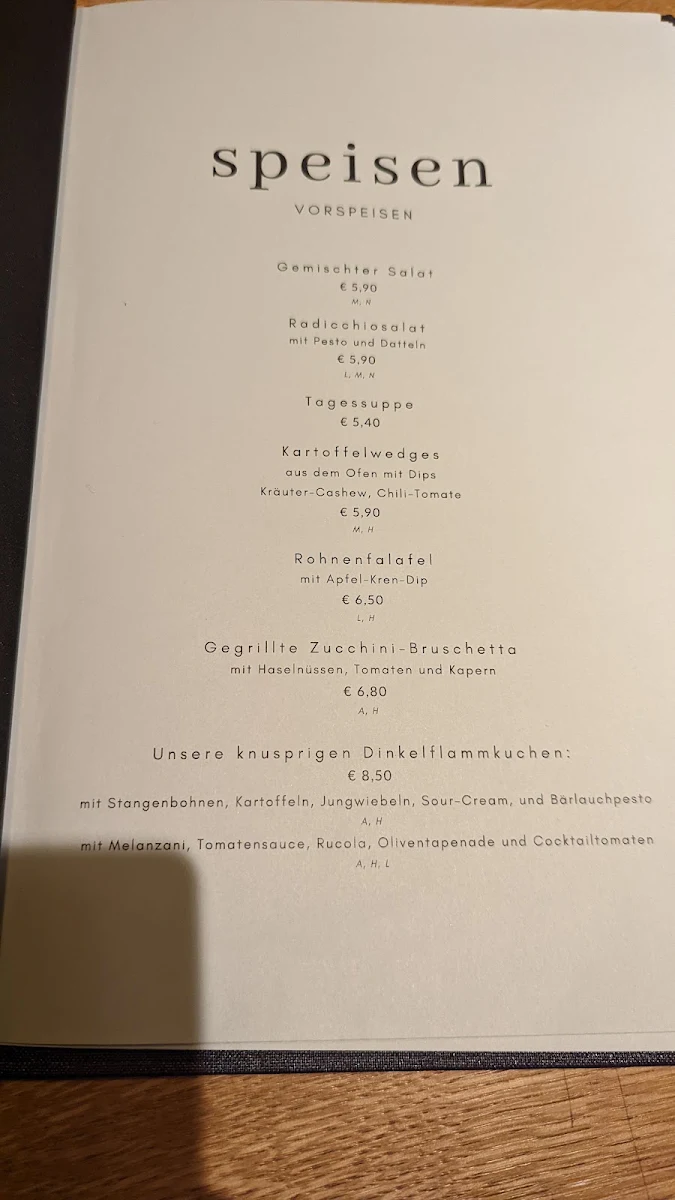 Speisekarte photo 5