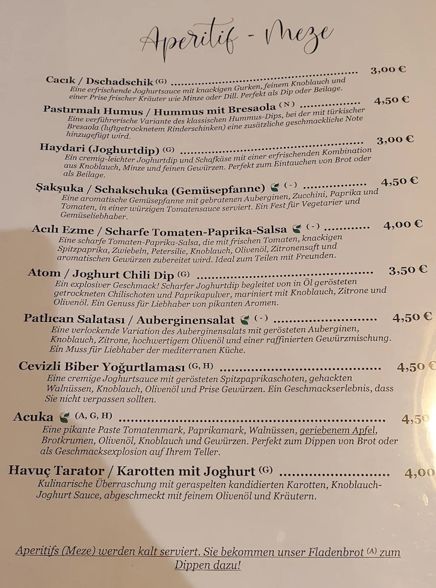 Speisekarte photo 1