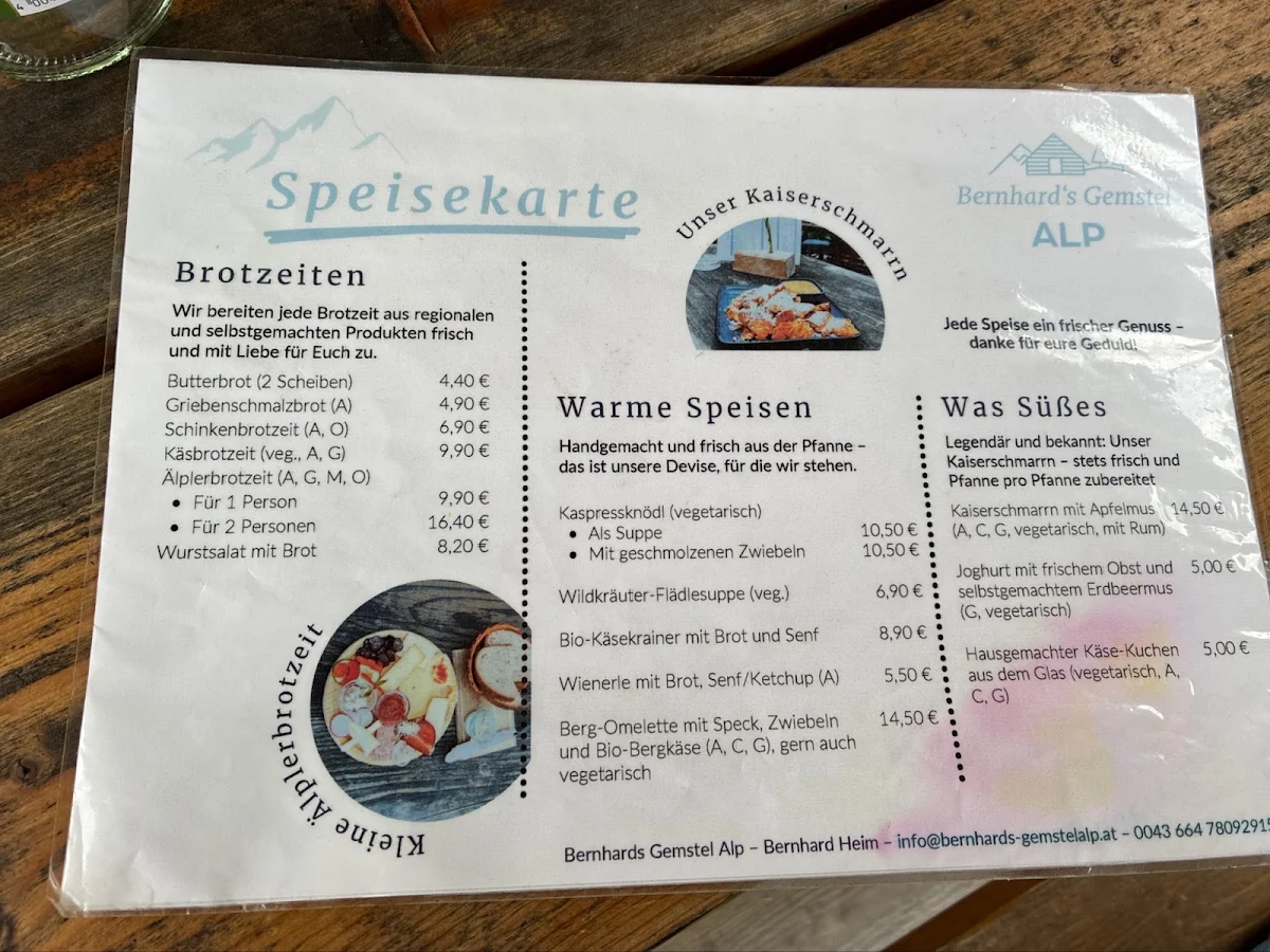 Speisekarte photo 1