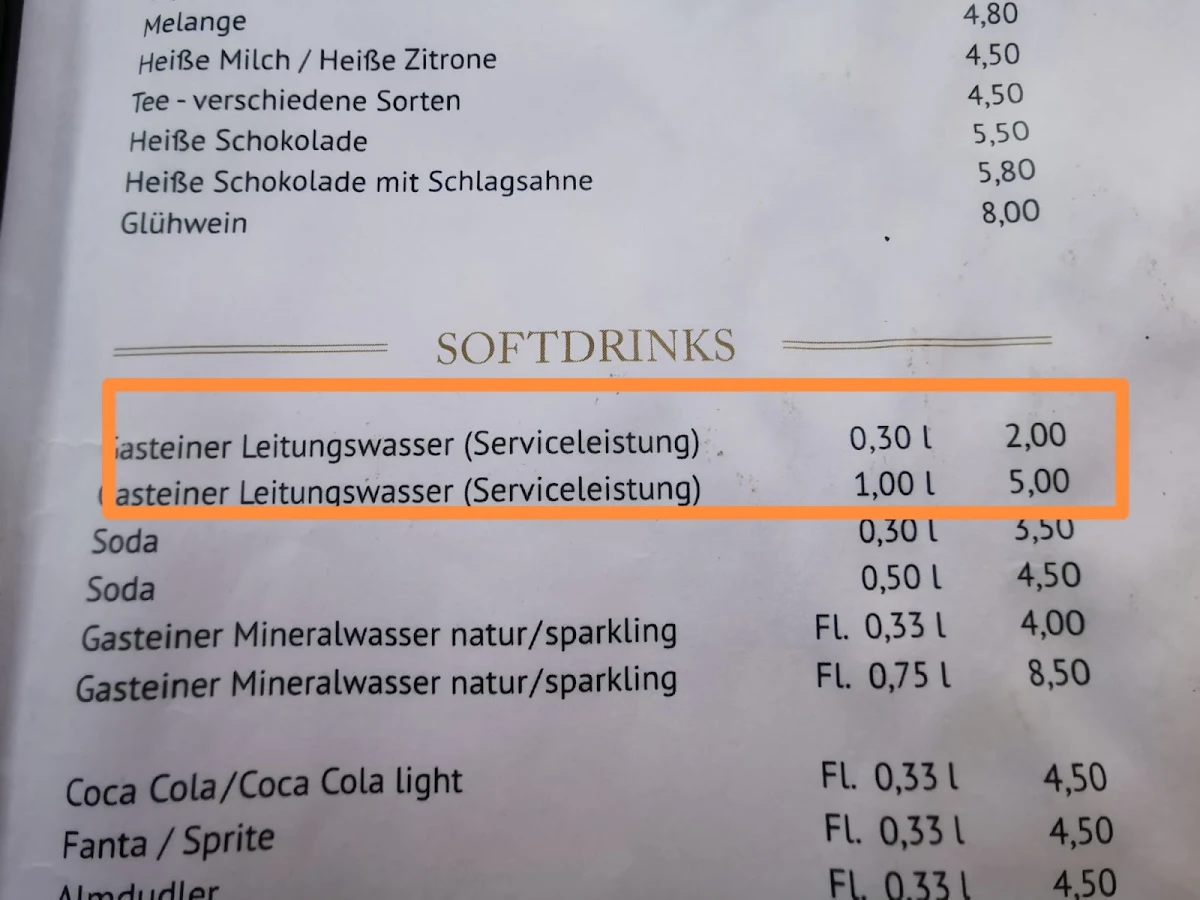 Speisekarte photo 2
