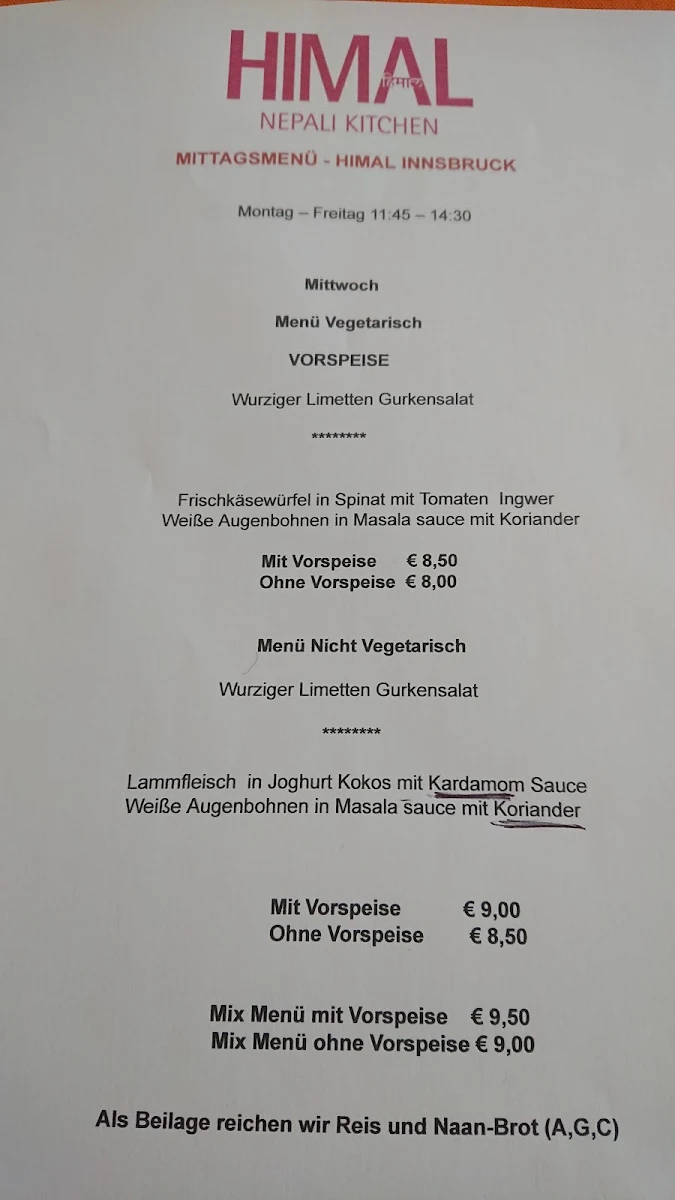Speisekarte photo 8