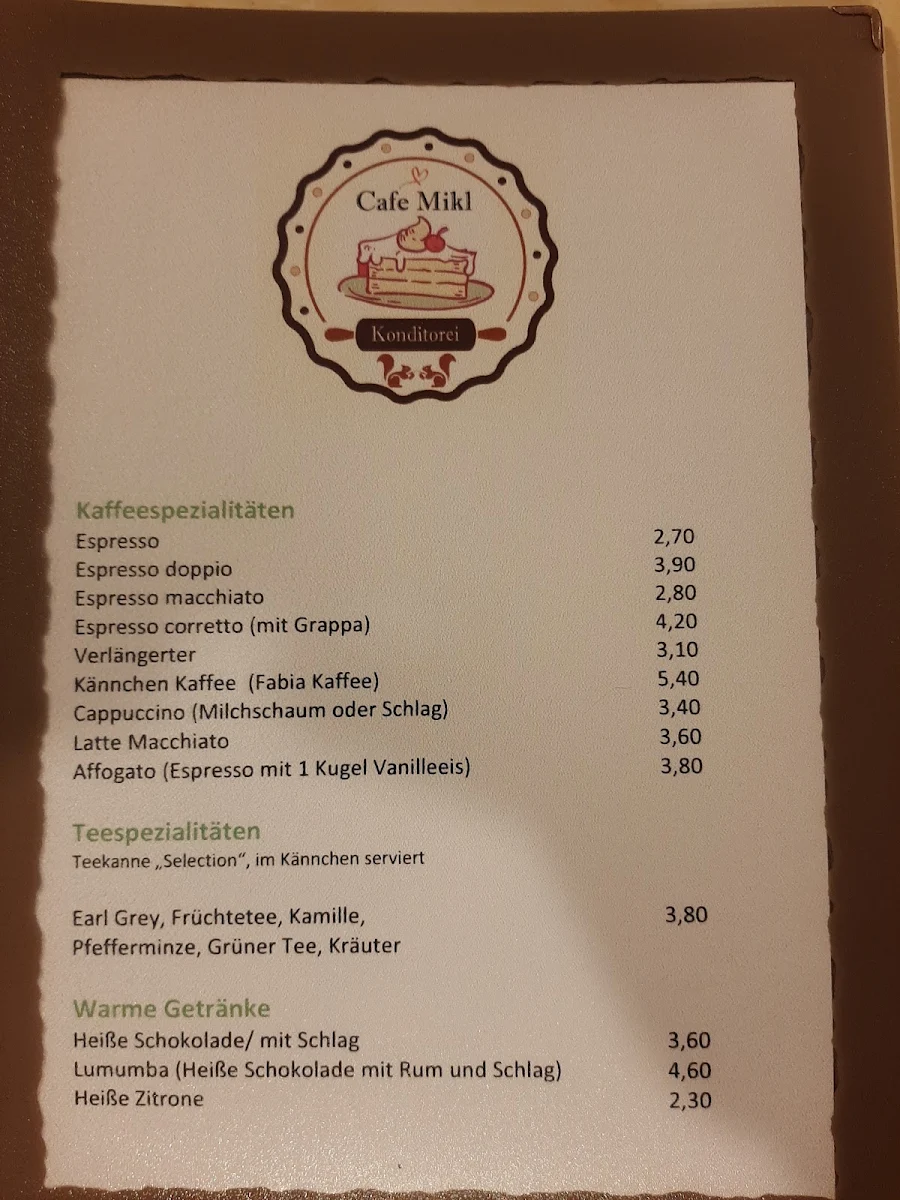 Speisekarte photo 2