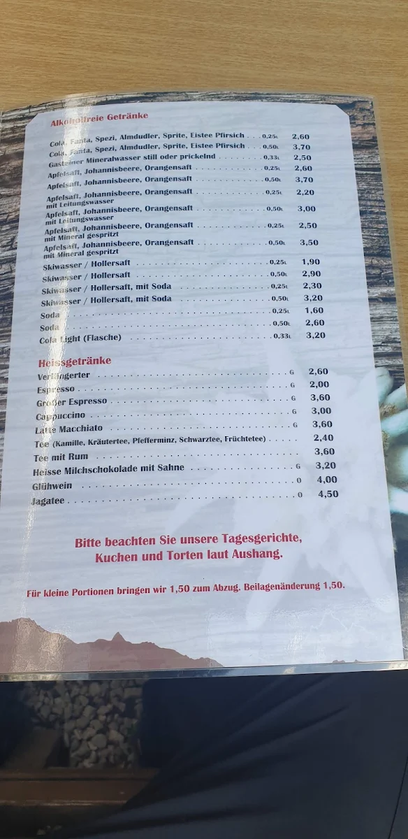 Speisekarte photo 5