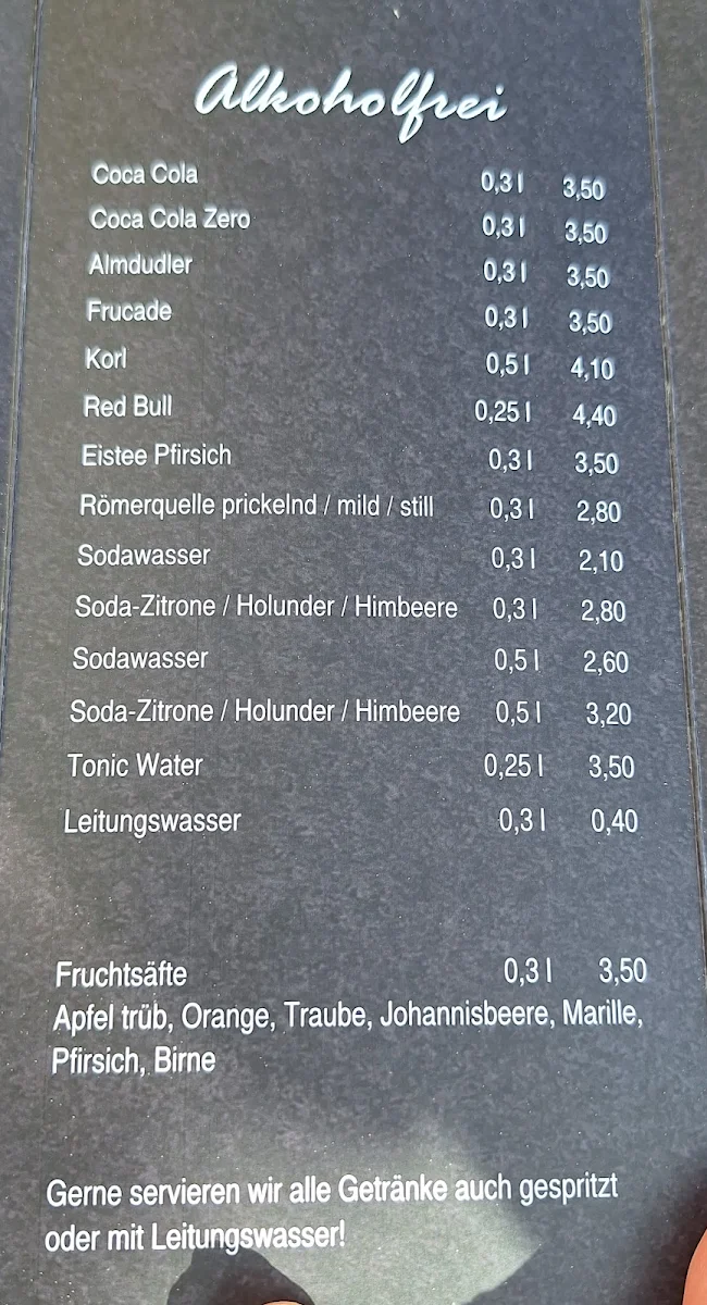 Speisekarte photo 1