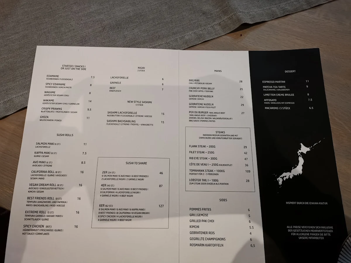 Speisekarte photo 1