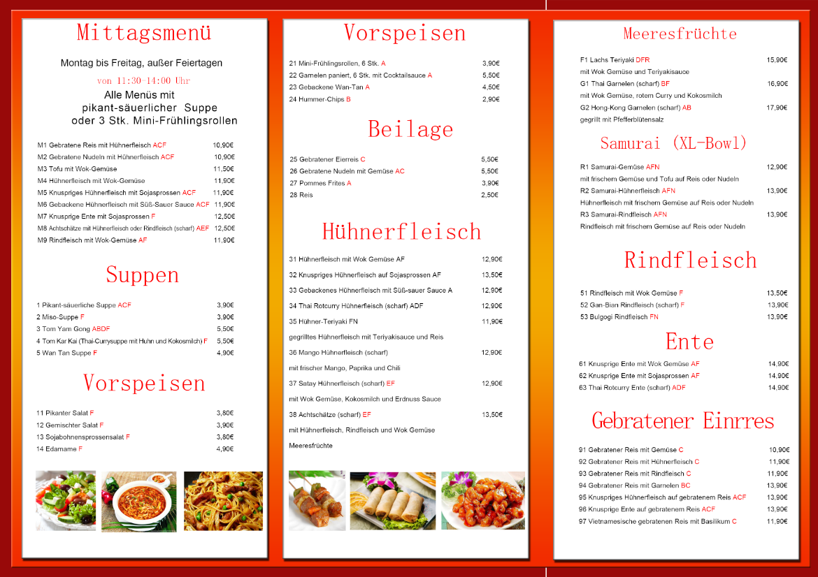 Speisekarte photo 1