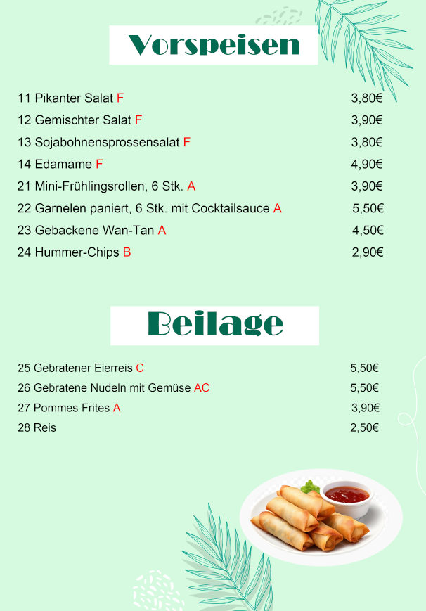 Speisekarte photo 10
