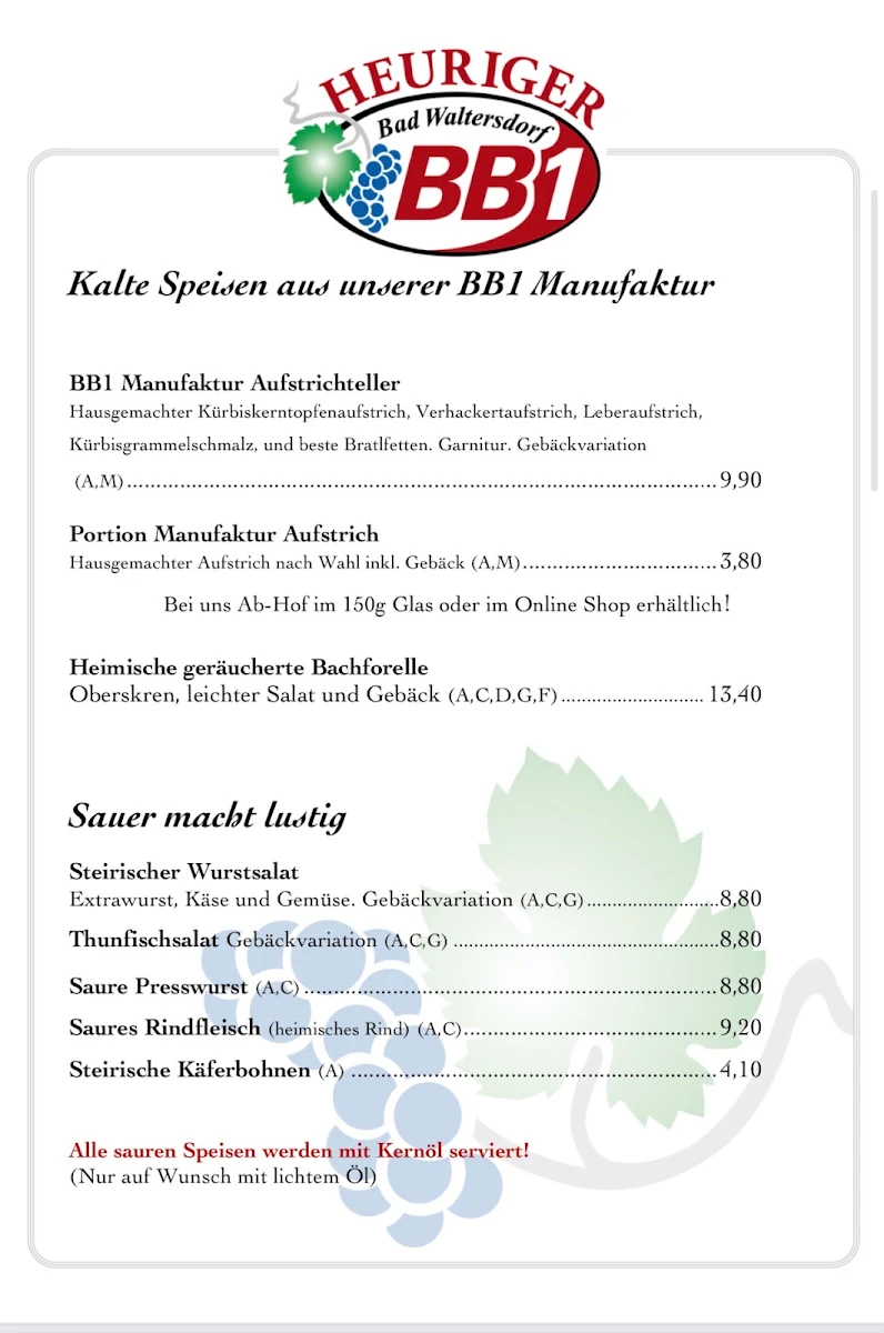 Speisekarte photo 3