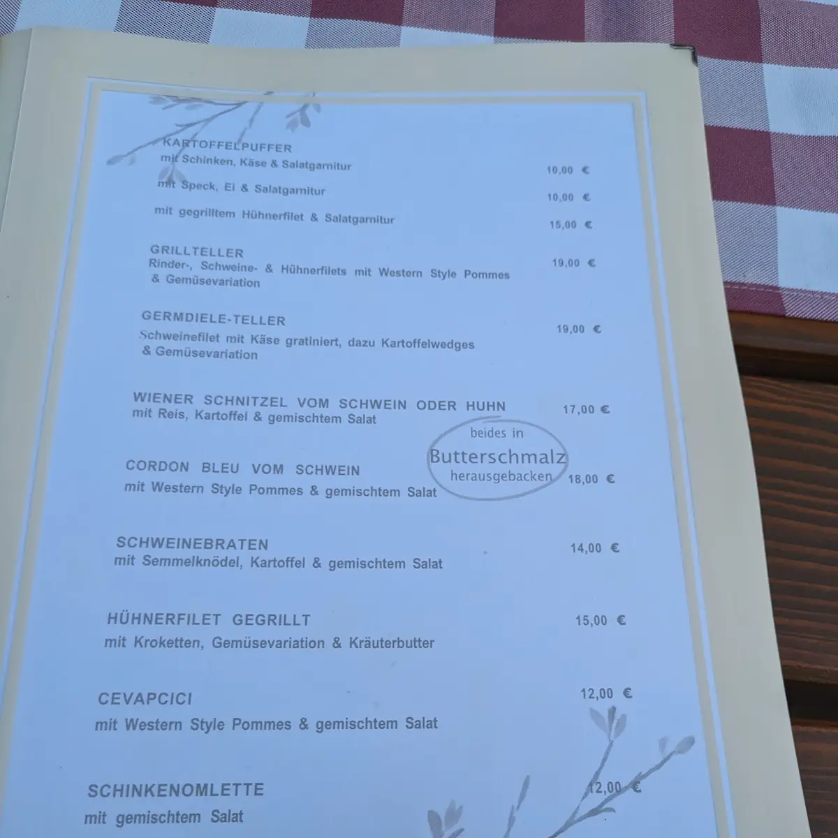 Speisekarte photo 7