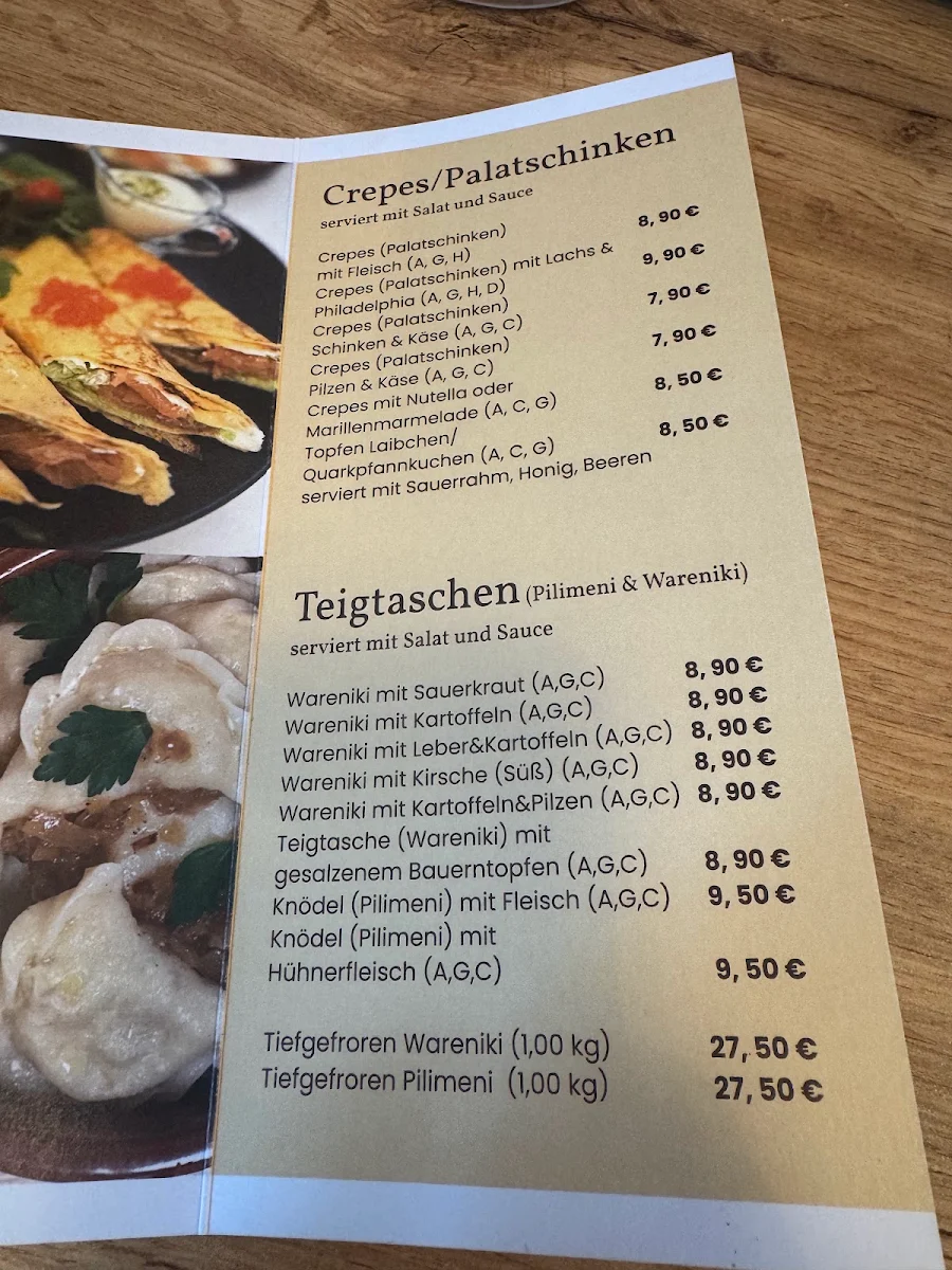 Speisekarte photo 2